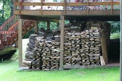 Where to stack my wood?
