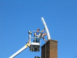My chimney liner work on Saturday