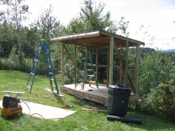 [Hearth.com] Wood Shed Progress.....