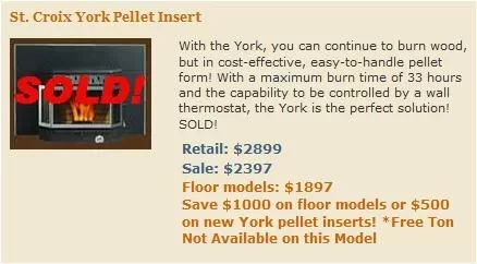 [Hearth.com] 5 year old pellet stove - St Croix York Insert?