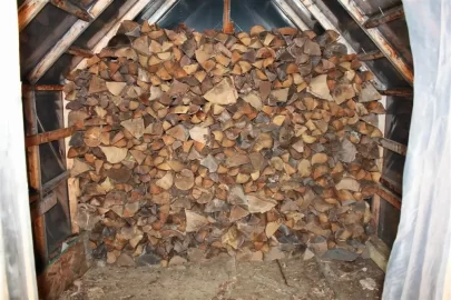 [Hearth.com] Started stacking in my wood shed AKA greenhouse
