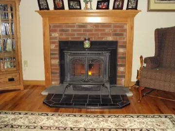 [Hearth.com] Pellet insert possible in a Superior BCF-3885 heat circulating fireplace with optional fan system (t