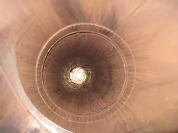 [Hearth.com] how clean is your stainless chimney when you get done cleaning?