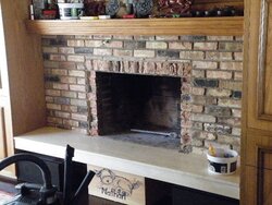 Best Way to Make Protruding Bricks Flush with Hearth?