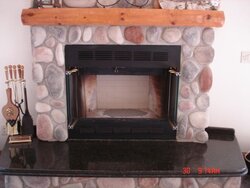 Insert and Pre-fab fireplace
