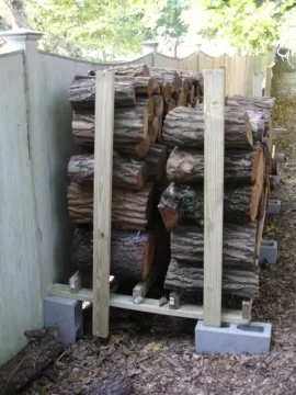 [Hearth.com] Newbie builds log racks