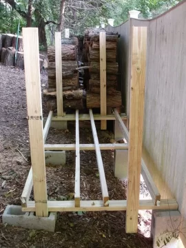 [Hearth.com] Newbie builds log racks