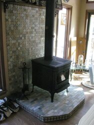 Pitcures of or new hearth and PE Alderlea T-5