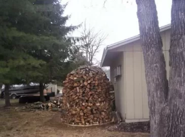 [Hearth.com] beehive woodpiles