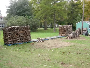 [Hearth.com] Moved some goods (wood) today