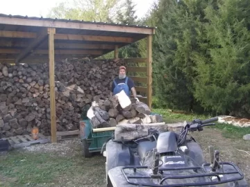 [Hearth.com] My wood shed almost filled up!!