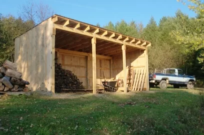 [Hearth.com] Finally started the woodshed