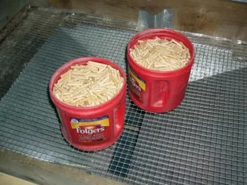 [Hearth.com] diy sifter(screener) for my long pellets.