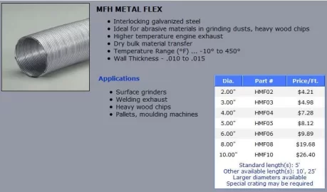 [Hearth.com] Where to buy flexbile steel exhaust pipe (lower central Mass.)?