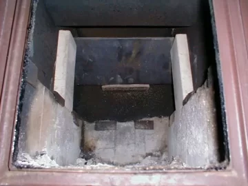 [Hearth.com] Simple Baffle Solution for your old FISHER ! More Heat  Less Smoke under $25