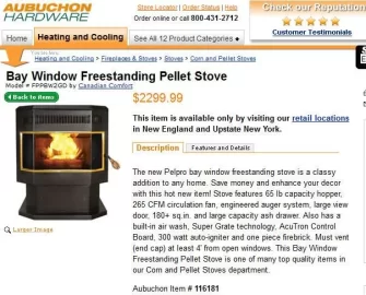 Pelpro Model FPPBW2GD Freestanding Bay Window Pellet Stove by Dansons  similar to the Glow Boy Bay Vi | Hearth.com Forums Home
