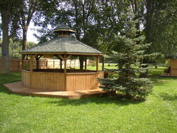 One of a kind FULL wood shed?