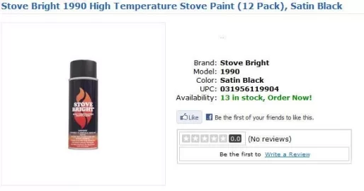 [Hearth.com] What causes the paint to wrinkle when painting a smooth steel stove?