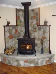 Thinking about doing a new Hearth for my wood stove.