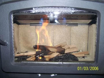 [Hearth.com] Finally have my Century wood stove going...(pics)  UPDATED!!!