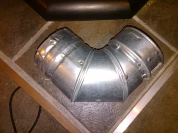 [Hearth.com] Double T for easier pellet flue cleaning?? Finally got the Simpson Duravent Double T and it is in!! 