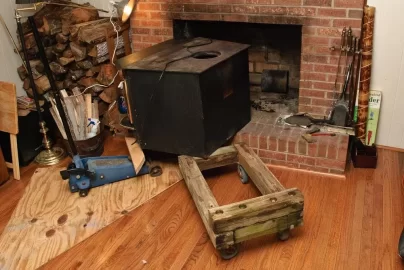 [Hearth.com] Options for a temporary hearth extension that could be taken up in the summer?
