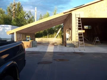 [Hearth.com] New Garage - Should We Add a Lean-To Woodshed?