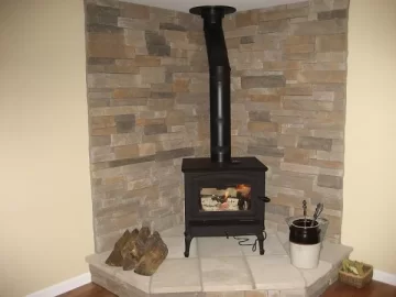 [Hearth.com] Buck 74 freestanding stove finally installed
