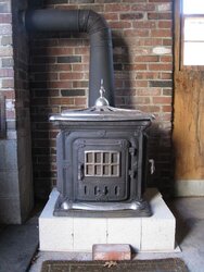 The wood shop stove