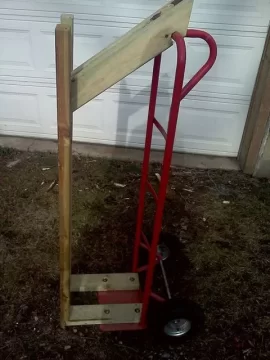 [Hearth.com] Home made log cart.