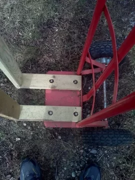 [Hearth.com] Home made log cart.