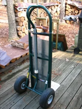 [Hearth.com] Home made log cart.