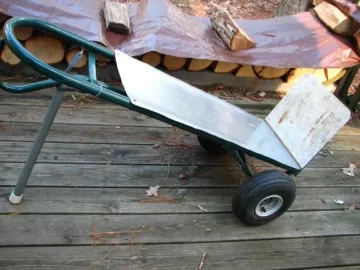 [Hearth.com] Home made log cart.
