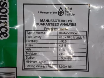 [Hearth.com] WOODFIBER Inc  Hardwood Pellets BAD BUY!