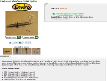 [Hearth.com] Enviro EF2 ignitor