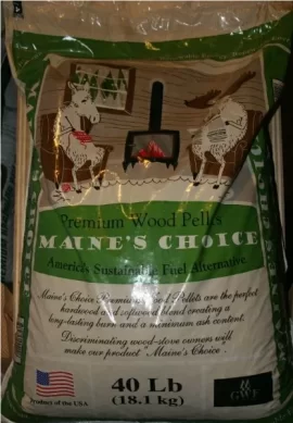 [Hearth.com] pellets with a pic of a moose sitting