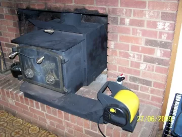 [Hearth.com] Simple Baffle Solution for your old FISHER ! More Heat  Less Smoke under $25