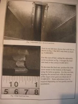 [Hearth.com] M55-FS:  My installation summary w/ pics, including pellet restrictor plate, new convection blower a