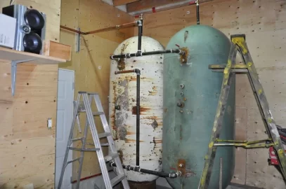 [Hearth.com] Storage  tank charge and recovery loop piping