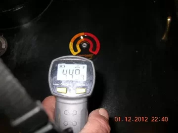 [Hearth.com] Stove top temp drop with fans.