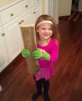 [Hearth.com] Ballerina helping me bring wood in!!!
