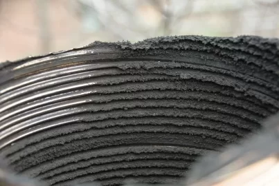 [Hearth.com] Need thoughts on creosote in new liner w/ 6 week pics.