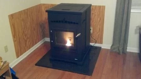 [Hearth.com] DISTANCE BETWEEN PELLET PIPE AND SIDING  "PICS ADDED"