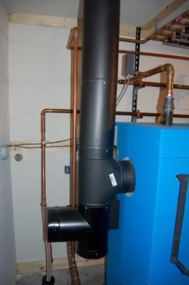 [Hearth.com] Barometric damper location pictures included