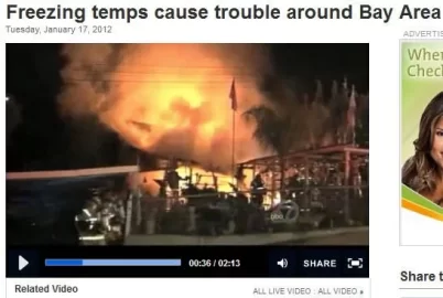 [Hearth.com] Tuesday, January 17, 2012 - What happens when combustables are put to close to a wood pellet stove?