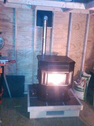 Tuesday, January 17, 2012 - What happens when combustables are put to close to a wood pellet stove?