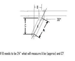 How to calc chimney measurements?