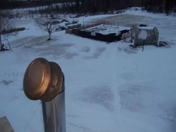 [Hearth.com] Pipe cap after 4 Days of high wind  (pics)