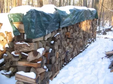 [Hearth.com] My wood stacks.