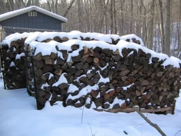 [Hearth.com] My wood stacks.